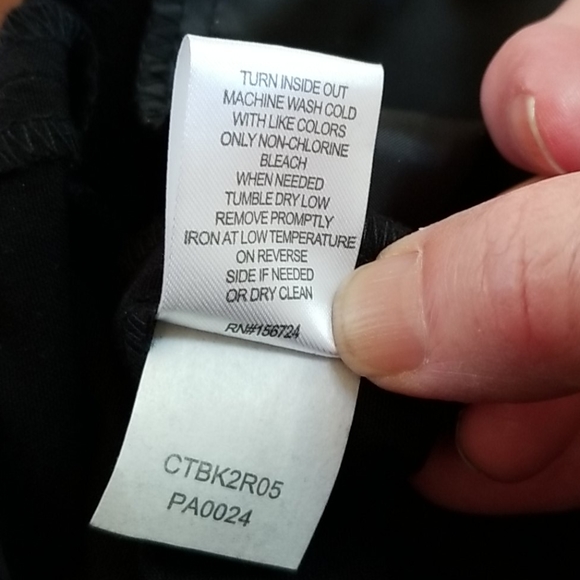 Black ladies trousers zip front - Picture 7 of 8